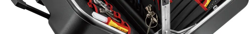 Valise d'outils KNIPEX "BIG Twin Move" Elektro, 63 pièces 