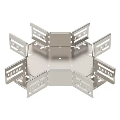 Pièce en croix BET RK 60×100mm acier fin A4 brut 