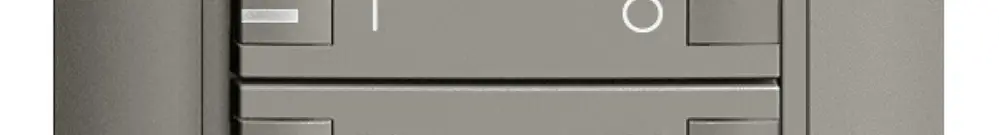 Dimmer INC ZEP 2c/4t staz c/sec.ON-OFF scena EDIZIOdue grigio scuro 