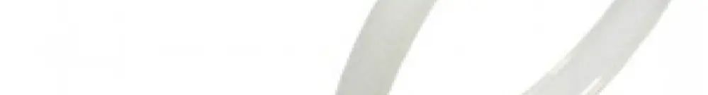 Collier FANTON en nylon 140×3.6mm blanc 