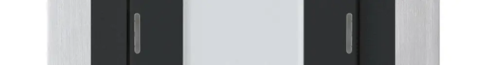 UP-Taster kallysto B KNX 6× RGB LED s/e-link schwarz 