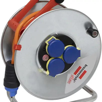 Enrouleur de câble Garant SK 290 Ø290mm 25m 3×2.5mm² 3×T13 acier gris IP55 