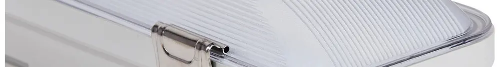 Lum.p.locaux humides LED DOTLUX MISTRALsensor HF 39W 5390lm 4000K IP66 cp gris 