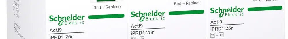 Scaricatore combinato Acti9 iPRD 25r tipo 1+2 3P 25kA 240V TN-C 6UM 