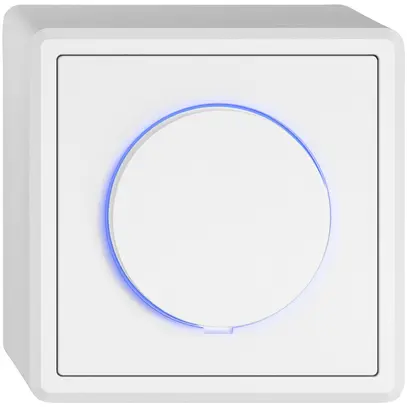 AP-Dimmer EDIZIO.liv SNAPFIX® bel.bl Universal 20…420W/20…420VA ws 