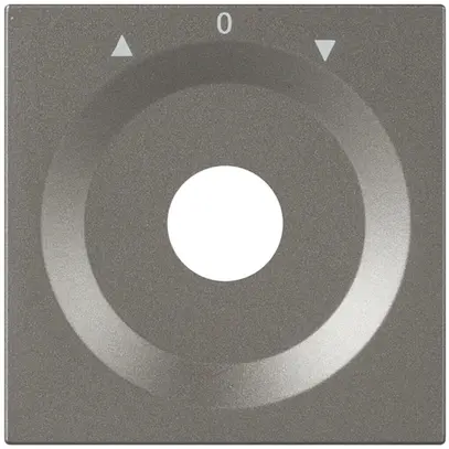 Placca front.p.interr.rotativo magnesio ACC-0-CHIUS 
