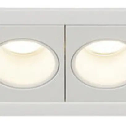 Plafonnier LED INC SLV MILANDOS 8, 16W 1280lm 2700K 45° aluminium blanc 