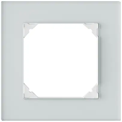 Intestazione INC EDIZIO.liv prestige SNAPFIX® 1×1 94×94mm specchio satin 