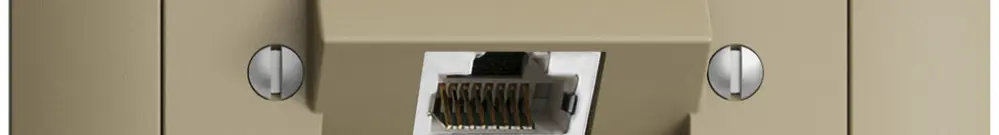 Presa INS 1×RJ45/s 8P ITplus EDIZIOdue sand 