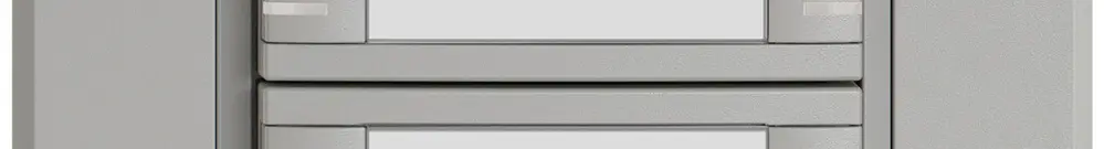 Pulsante KNX RGB INC EDIZIO.liv SNAPFIX® sensore temp.RGB-LED targ.8× com.1T grc 