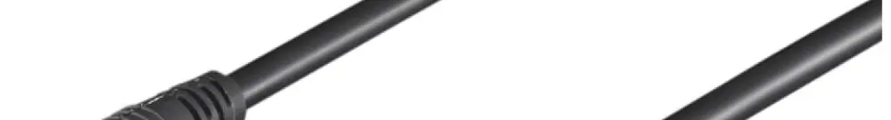 Câble de raccordement Rittal SZ 4315.800 fiche 2P/extrémité libre 3m PVC noir 