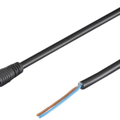 Câble de raccordement Rittal SZ 4315.800 fiche 2P/extrémité libre 3m PVC noir 