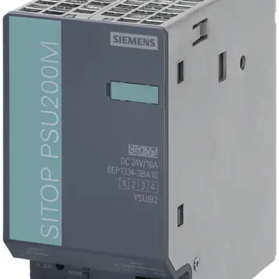 Stromversorgung Siemens SITOP PSU200M, IN:120/230…500VAC (1/2L), OUT:24VDC/10A 