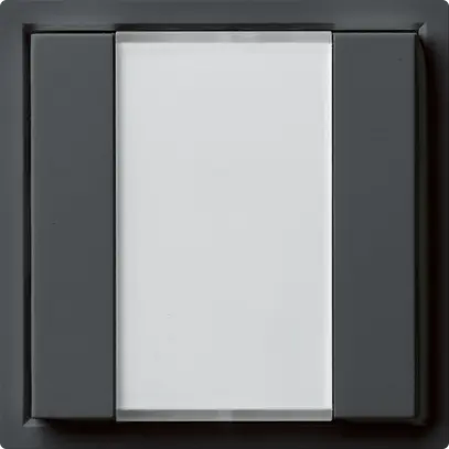 Poussoir universel ENC 2×KAL A sans LED anthracite 