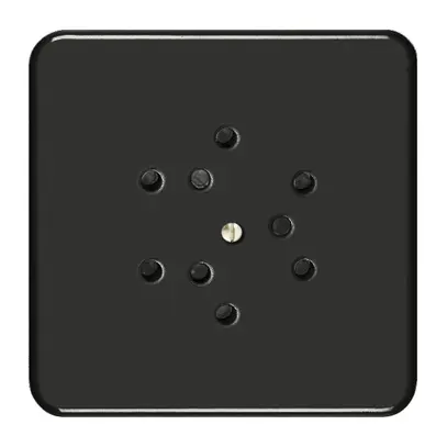 Plaque de recouvrement ENC FH pour prise 3×T12/1 noir 