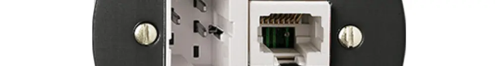 Presa INC xDSL RJ45/TT83 nero ITplus con filtro 