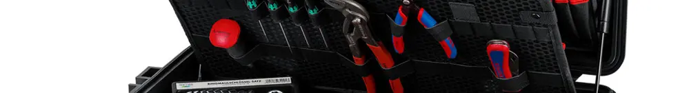 Valigia per utensili KNIPEX "Robust45 Move" Mechanik 90 pezzi 