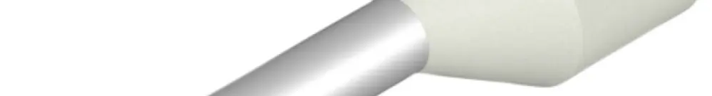 Embout de câble jumelé Weidmüller H isolé 2×0.5mm² 10mm blanc DIN en vrac 