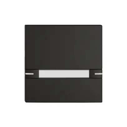 Poussoir 1/1 EDIZIO.liv KNX et UNI a.SNAPFIX® a.LED&étiquette 2×comm.simple no 