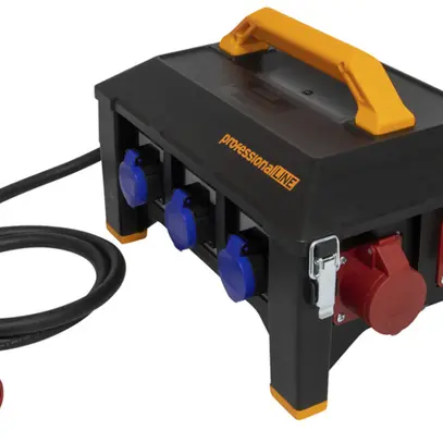 Distributore di corrente professionalLINE CEE32 2m 1×CEE32/5 2×CEE16/5 3×T25/T23 