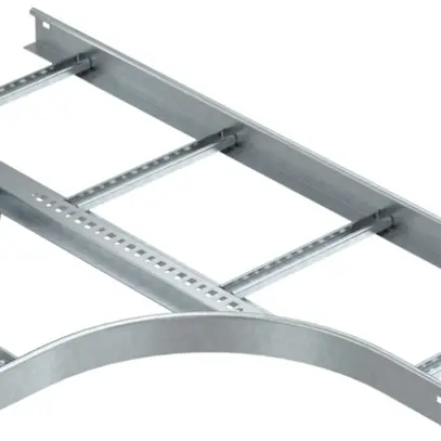 Raccordo T Bettermann per scala portacavi 60×200mm acciaio zincato in continuo 