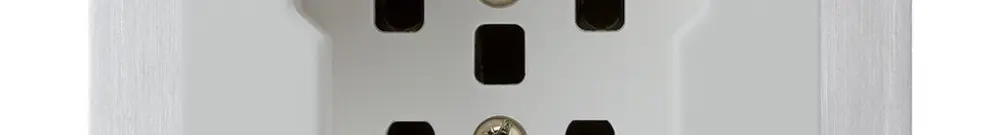 Presa INC kallysto T25 grigio chiaro morsetti a vite con piastra di fissaggio 