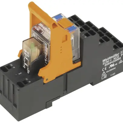 Interface relais WM RCMKITP-I 24VDC LED vt diode 2C test 240VAC 12A PUSH IN 