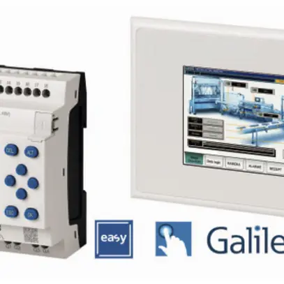 Pack de démarrage 2 Eaton XV100 easyE4 DC, incl. touch-panel, switch, logiciel 
