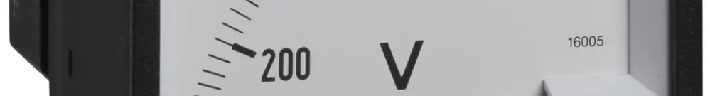 Voltmeter analog 0…500V 72×72 