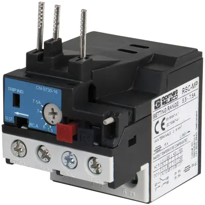 Relais thermique ComatReleco RSC-MP-2.5 (1.8…2.5A), 3L, bouton reset/test 