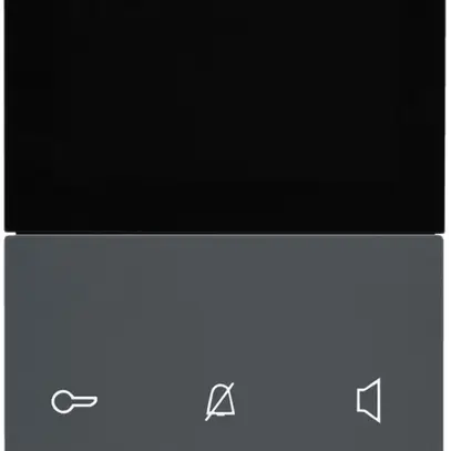 Postazione video interna AP Hager elcom.touch comfort 2-fili, antracite 