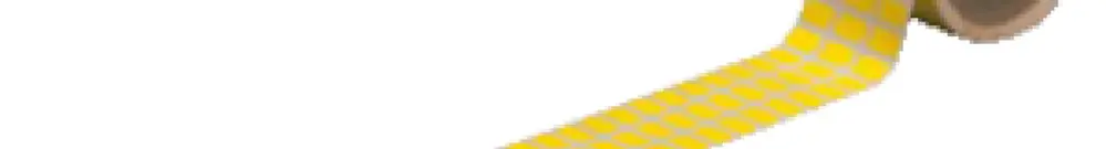 Rouleau d'étiquett.WAGO 9×15mm jaune 3000 pcs/bobine 