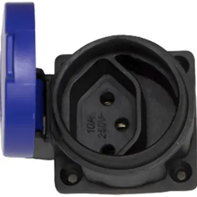 Presa INS tipo 13 Brennenstuhl coperchio blu tipo  IP55 