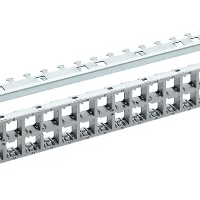 Panneau de distribution R&M HD ELISO 19" 48 modules 1UH vide blindé gris 