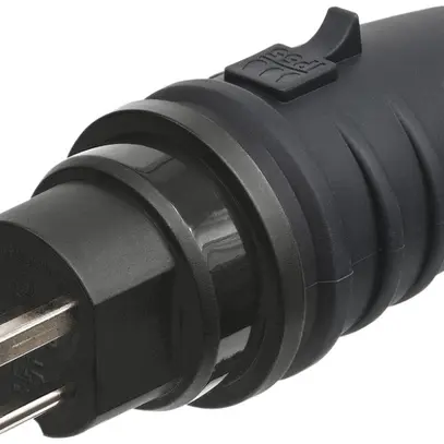 Spina Steffen T25 IP55 16A 400V, nero 