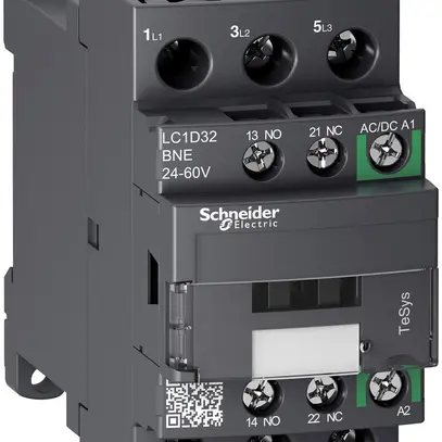 Contacteur Schneider Electric TeSys D 3L AC3 440V 32A 24…60VAC/DC 