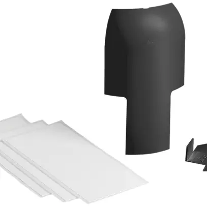 Raccordo Hager per SL20055 nero 