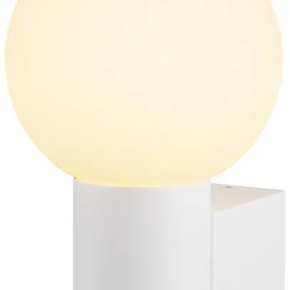 Applique SLV VARYT E14 1×0…6W IP44 Ø120×150×60mm bianco 