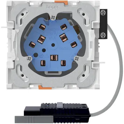 Presa INS 3×tipo 13/23, adattatore cavo tondo, L3, Td 3×2.5mm² 