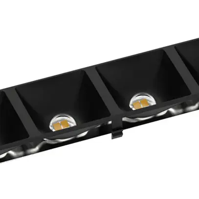 LED-Reflektormodul Sylvania Otao Linear 3000/4000K 80° 285×50mm schwarz 4 Stk 
