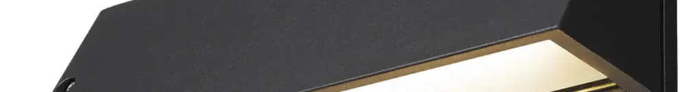 Applique LED SLV PEMA 14W 1420lm 3000/4000K IP65 280×100×90mm noir 