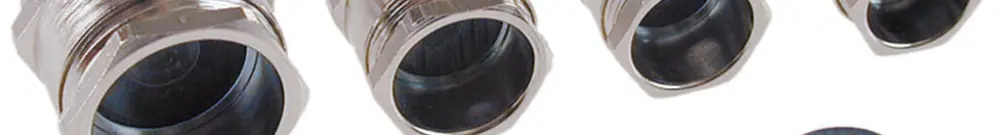 Pressacavo Plica DIN 46320, M40 per cavo Ø15…27mm 8.5mm ottone nichelato IP65 