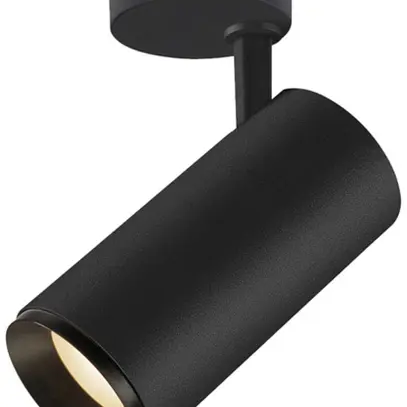 Spot LED SLV NUMINOS SPOT L PHASE 28W 2430lm 3000K 24° Ø100×213mm noir 