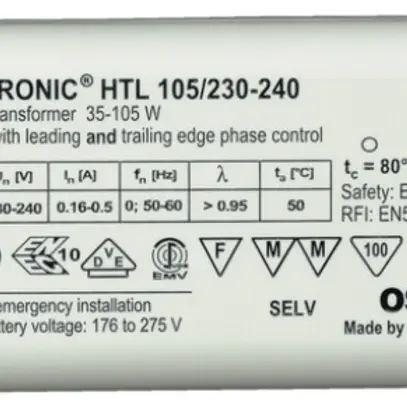 Trasformatore elettronico Halotronic HTL 105/230…240V 