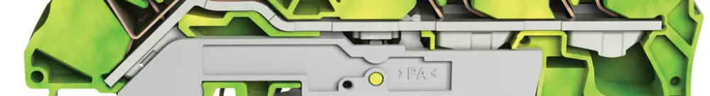 Borne de protection WAGO TOPJOB-S 16mm² 3L vert/jaune série 2116 