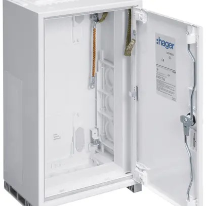 Armoire murale Hager Univers 108 modules 3 rangées 36UM SK I IP54 blanc 