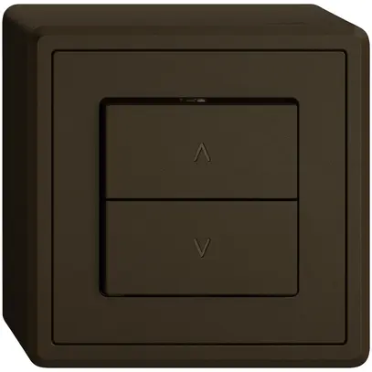 Contact pour stores AP EDIZIO.liv SNAPFIX® 10A 250V 2 touches 1 canal br 