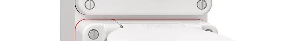 NAP-Kombination NEVO S3/1L+T13 IP55 gemäss SN 441011 Serie m.roter Dichtung, ws 