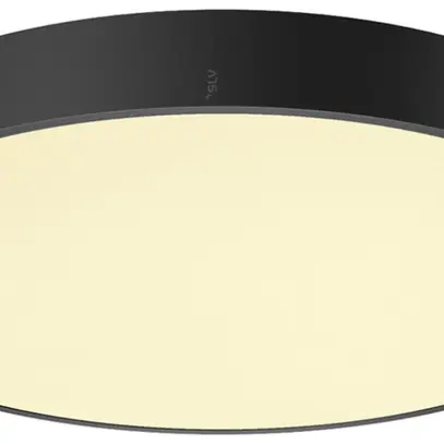 Plafoniera LED SLV MEDO PRO 60 37W 5100lm 930/940 IP50 REG Ø600mm nero 