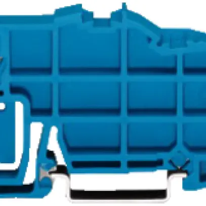 Blocco barra WAGO 7.5mm TS35 blu 